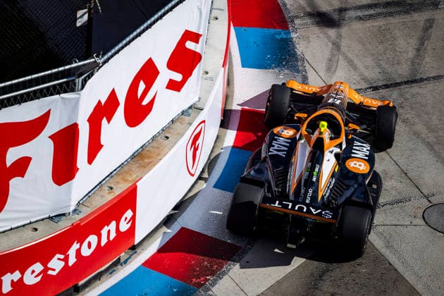 AUTO - IndyCar, Indy Car, IRL, USA - DETROIT GRAND PRIX 2026 18 GROSJEAN Romain (fra), Dale Coyne Racing, Dallara DW12 - Honda, action during the Chevrolet Detroit Grand Prix, 8th round of the 2026 NTT IndyCar Series, on the Streets of Detroit, from May 29 to 31, 2026 in Detroit, Michigan, United States of America - DetroitUnited States Copyright: xJULIENxDELFOSSEx