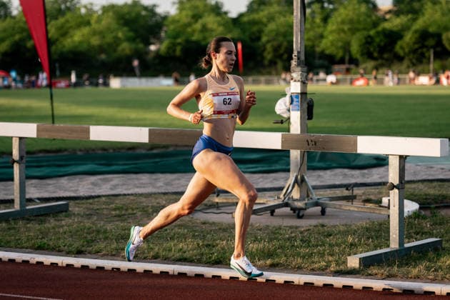 Klein Hanna (62, LAV Stadtwerke Tuebingen, 5000m Frauen), GER, Leichtathletik, Athletics, Lange Laufnacht, Karlsruhe, 30.05.2026, GER, Leichtathletik, Athletics, Lange Laufnacht, Karlsruhe, 30.05.2026 Karlsruhe Copyright: xStefanxMayerx EP_SMR