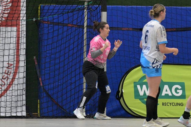 Neele Brandt (TuS Lintfort, 41) im Tor TG Nuertingen vs. TuS Lintfort , Handball, 2.Alsco HBF, 30.Ligaspieltag, Saison 2025 2026, 30.05.2026 TG Nuertingen vs. TuS Lintfort , Handball, 2.Alsco HBF, 30.Ligaspieltag, Saison 2025 2026, 30.05.2026 Nuertingen Copyright: xEibner-Pressefoto TobiasxBaurx EP_TBR