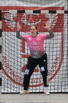 Anita Polackova (TuS Lintfort, 15) im Tor TG Nuertingen vs. TuS Lintfort , Handball, 2.Alsco HBF, 30.Ligaspieltag, Saison 2025 2026, 30.05.2026 TG Nuertingen vs. TuS Lintfort , Handball, 2.Alsco HBF, 30.Ligaspieltag, Saison 2025 2026, 30.05.2026 Nuertingen Copyright: xEibner-Pressefoto TobiasxBaurx EP_TBR