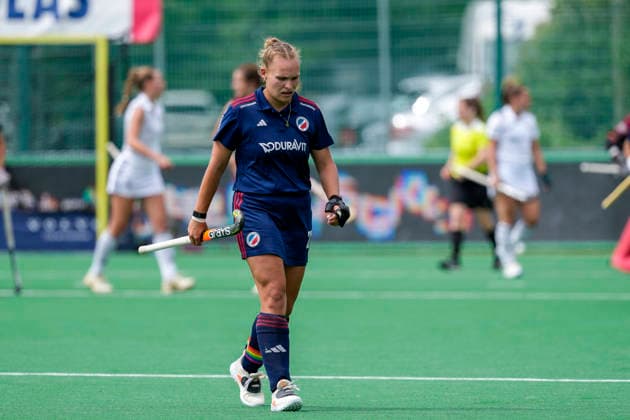 Stine Kurz (MHC, 27, Kapitänin), Spielerin, Spielerinnen vom Mannheimer HC (MHC), enttäuscht schauend, Enttäuschung, Frustration, disappointed, pessimistisch, Aktion, Action, Spielszene, 31.05.2026, Bonn (Deutschland), Hockey, Deutsche Meisterschaft, Finale, Damen, Mannheimer HC - Düsseldorfer HC