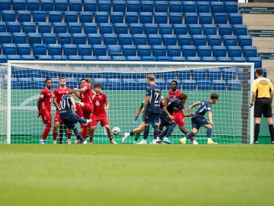 1:0 durch Maxim Naumann (TSG Hoffenheim U19, 20) GER, TSG Hoffenheim vs 1. FC Koeln, Fussball, Finale Deutsche Meisterschaft A-Junioren (U19), Spielzeit 2025 2026, 31.05.2026 GER, TSG Hoffenheim vs 1. FC Koeln, Fussball, Finale Deutsche Meisterschaft A-Junioren (U19), Spielzeit 2025 2026, 31.05.2026 Sinsheim Copyright: xEibner-Pressefoto CarstenxSchwerx EP_CSG