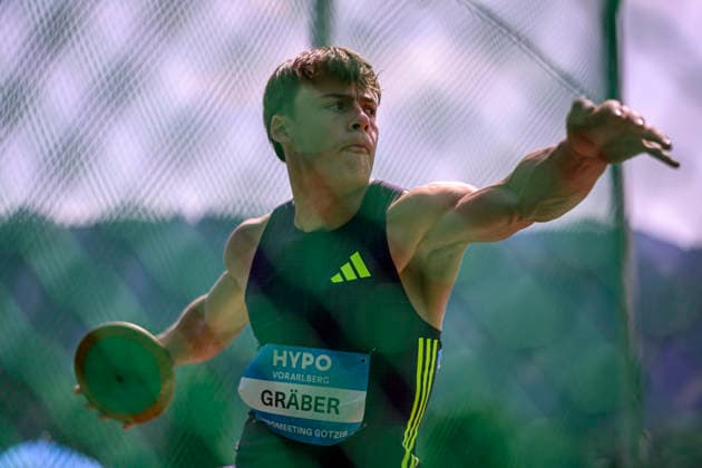Amadeus GRAEBER (GER, LG Eintracht Frankfurt) AUT, Leichtathletik, Athletics, 51. Hypomeeting, 31.05.2026, AUT, Leichtathletik, Athletics, 51. Hypomeeting, 30105.2025 Goetzis Copyright: xEibnerxPressefoto JanxPapenfussx EP_JPS