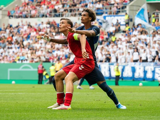 Jonathan Friemel (1. FC Koeln U19, 03), (TSG Hoffenheim U19, 15) GER, TSG Hoffenheim vs 1. FC Koeln, Fussball, Finale Deutsche Meisterschaft A-Junioren (U19), Spielzeit 2025 2026, 31.05.2026 GER, TSG Hoffenheim vs 1. FC Koeln, Fussball, Finale Deutsche Meisterschaft A-Junioren (U19), Spielzeit 2025 2026, 31.05.2026 Sinsheim Copyright: xEibner-Pressefoto CarstenxSchwerx EP_CSG