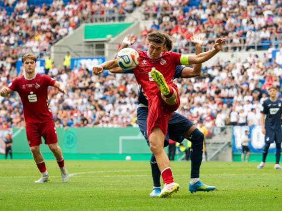 Jonathan Friemel (1. FC Koeln U19, 03) GER, TSG Hoffenheim vs 1. FC Koeln, Fussball, Finale Deutsche Meisterschaft A-Junioren (U19), Spielzeit 2025 2026, 31.05.2026 GER, TSG Hoffenheim vs 1. FC Koeln, Fussball, Finale Deutsche Meisterschaft A-Junioren (U19), Spielzeit 2025 2026, 31.05.2026 Sinsheim Copyright: xEibner-Pressefoto CarstenxSchwerx EP_CSG