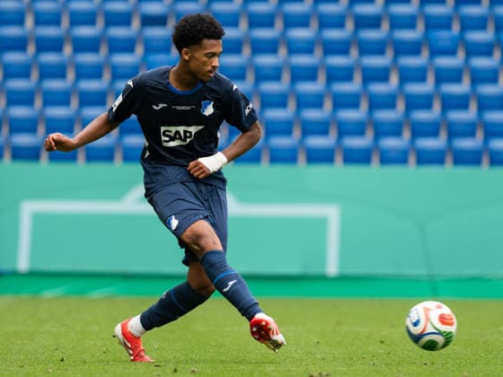 Natnael (TSG Hoffenheim U19, 02) am Ball GER, TSG Hoffenheim vs 1. FC Koeln, Fussball, Finale Deutsche Meisterschaft A-Junioren (U19), Spielzeit 2025 2026, 31.05.2026 GER, TSG Hoffenheim vs 1. FC Koeln, Fussball, Finale Deutsche Meisterschaft A-Junioren (U19), Spielzeit 2025 2026, 31.05.2026 Sinsheim Copyright: xEibner-Pressefoto CarstenxSchwerx EP_CSG