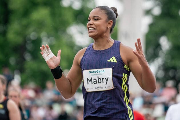 Yemisi Mabry (MTG Mannheim, Kugelstossen Frauen), GER, Leichtathletik, Athletics, Goldenes Oval, Dresden, 31.05.2026, GER, Leichtathletik, Athletics, Goldenes Oval, Dresden, 31.05.2026 Dresden Copyright: xStefanxMayerx EP_SMR