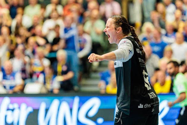 Melanie Veith (HSG Blomberg-Lippe, 16) jubelt GER, HSG Blomberg-Lippe vs. Borussia Dortmund, Handball, 1. Bundesliga Frauen, Play-Offs, Finale, Spiel 3, 31.05.2026 GER, HSG Blomberg-Lippe vs. Borussia Dortmund, Handball, 1. Bundesliga Frauen, Play-Offs, Finale, Spiel 3, 31.05.2026 Blomberg Copyright: xEibner-Pressefoto JanxRollingerx EP_JSK