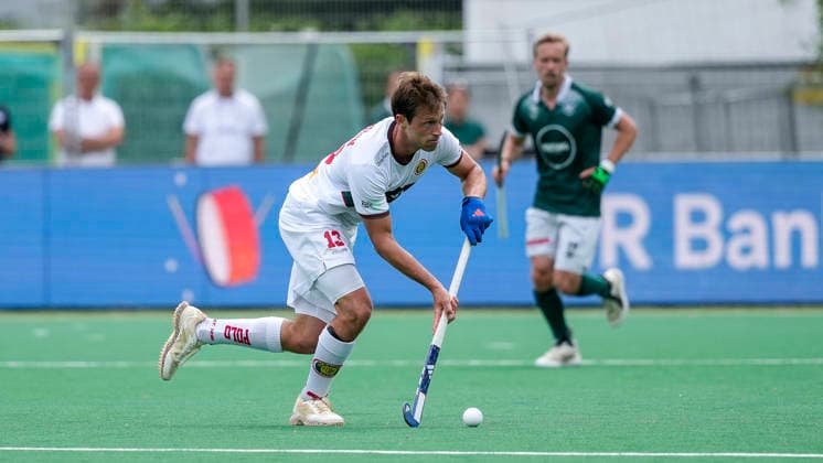 Paul Kaufmann (Polo, 13), Einzelbild, Einzelfoto, Aktion, Action, 31.05.2026, Bonn (Deutschland), Hockey, Deutsche Meisterschaft, Finale, Herren, Hamburger Polo Club - HTC Uhlenhorst Mülheim