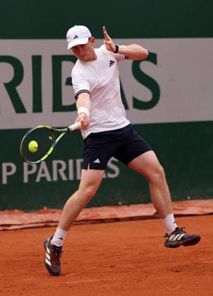 Rhys Lawler of GB in action French Open Tennis, Day Eight, Tennis, Roland Garros, Paris, France - 31 May 2026Paris Roland Garros France EDITORIAL USE ONLY No use with unauthorised audio, video, data, fixture lists, club league logos or live services. Online in-match use limited to 120 images, no video emulation. No use in betting, games or single club league player publications. Copyright: xEllaxLing Shutterstockx 16898325n