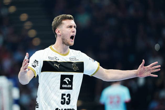 Jubel Nikola Bilyk (THW Kiel, 53) GER, THW Kiel vs. MT Melsungen, Handball, EHF European League, Finale, Saison 2025 2026, 31.05.2026 GER, THW Kiel vs. MT Melsungen, Handball, EHF European League, Finale, Saison 2025 2026, 31.05.2026 Hamburg Copyright: xEibner-Pressefoto MarcelxvonxFehrnx EP_MFN