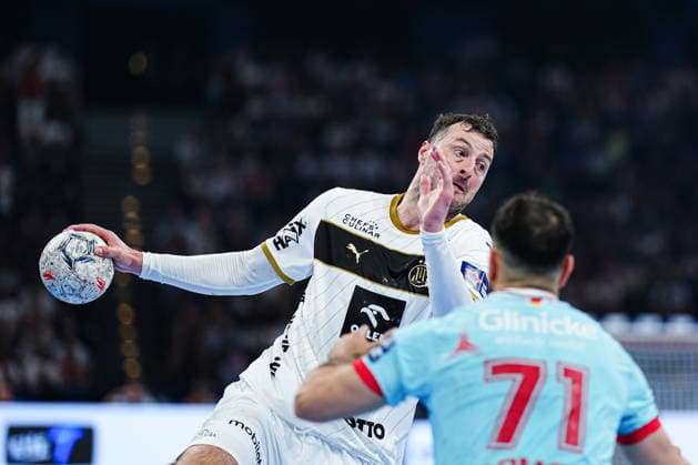 Domagoj Duvnjak (THW Kiel, 04) GER, THW Kiel vs. MT Melsungen, Handball, EHF European League, Finale, Saison 2025 2026, 31.05.2026 GER, THW Kiel vs. MT Melsungen, Handball, EHF European League, Finale, Saison 2025 2026, 31.05.2026 Hamburg Copyright: xEibner-Pressefoto MarcelxvonxFehrnx EP_MFN