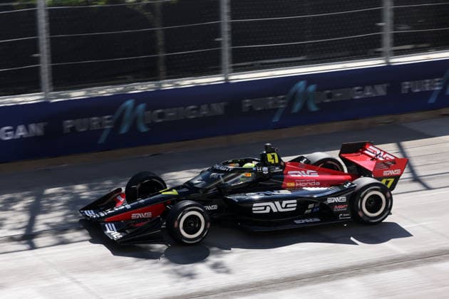 Mick Schumacher (GER) Honda 47 im Warm up, GP Detroit, Michigan, USA, 31.05.2026, IndyCar, Indy Car, IRL, USA Serie, US Motorsport, Rahal lettermann Lanigan Racing