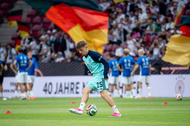 GER, Deutschland vs Finnland, Länderspiel, WM Vorbereitung 2026 31.05.2026, Mewa Arena, Mainz, GER, Deutschland vs Finnland, Länderspiel, WM Vorbereitung 2026, im Bild Lennart Karl (Deutschland, 25),