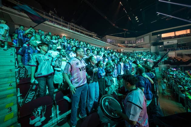 31.05.2026, xkkux, E-Sports, FORTNITE MAJOR 1 SUMMIT, Saison 2025 2026, PSD Bank Dome Düsseldorf: Das erste LAN-Turnier der FNCS-Saison. 50 Duos treten gegeneinander an, um den Preispool sowie die Qualifikation für die Global Championship 2026 zu gewinnen Die Duos verteilen sich wie folgt: 20 EU, 13 NAC, 3 NAW, 5 Brasilien, 3 Asien, 3 Ozeanien und 3 Naher Osten. Die fünf bestplatzierten Teams qualifizieren sich automatisch für die Global Championship 2026. Fans Zuschauer Besucher Nordrhein-Westfahlen Deutschland