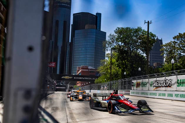 AUTO - IndyCar, Indy Car, IRL, USA - DETROIT GRAND PRIX 2026 77 ROBB Sting Ray (usa), Juncos Hollinger Racing, Dallara DW12 - Chevrolet, action during the Chevrolet Detroit Grand Prix, 8th round of the 2026 NTT IndyCar Series, on the Streets of Detroit, from May 29 to 31, 2026 in Detroit, Michigan, United States of America - DetroitUnited States Copyright: xJULIENxDELFOSSEx