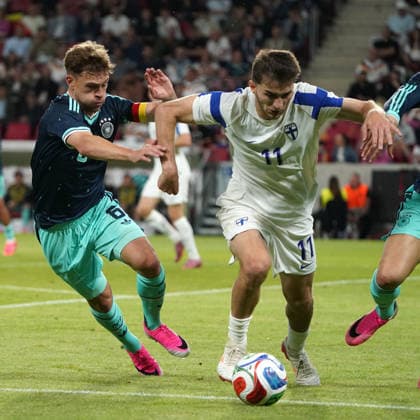 DFB Maenner Nationalmannschaft, Men national team, Nationalteam Freundschaftsspiel, Testspiel ,Deutschland- Finnland , Germany vs. Finland, 31.05.2026, MEWA-Arena Mainz Joshua Kimmich Deutschland, Germany, GER, Adam Marhiev, Finland FIN