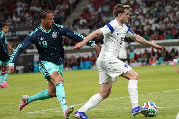 DFB Maenner Nationalmannschaft, Men national team, Nationalteam Freundschaftsspiel, Testspiel ,Deutschland- Finnland , Germany vs. Finland, 31.05.2026, MEWA-Arena Mainz Leroy Sane, Deutschland, Germany, GER, Daniel Hakans, Finland, FIN