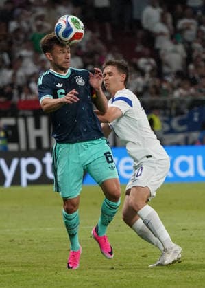 DFB Maenner Nationalmannschaft, Men national team, Nationalteam Freundschaftsspiel, Testspiel ,Deutschland- Finnland , Germany vs. Finland, 31.05.2026, MEWA-Arena Mainz Joshua Kimmich Deutschland, Germany, GER, Naatan Skyttä, Finland, FIN