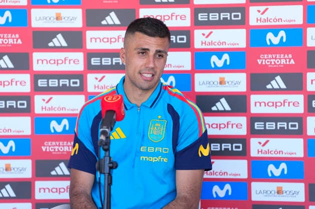 June 1, 2026, Las Rozas, Madrid, Spain: Rodri Hernandez attends during the Spain Team Media Day ahead the FIFA World Cup, WM, Weltmeisterschaft, Fussball 2026 at Ciudad del Futbol on June 01, 2026 in Las Rozas, Madrid, Spain. Las Rozas Spain - ZUMAa181 20260601_zaa_a181_010 Copyright: xOscarxJ.xBarrosox