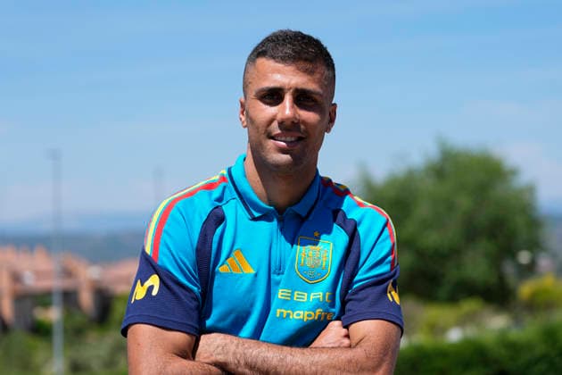 June 1, 2026, Las Rozas, Madrid, Spain: Rodri Hernandez attends during the Spain Team Media Day ahead the FIFA World Cup, WM, Weltmeisterschaft, Fussball 2026 at Ciudad del Futbol on June 01, 2026 in Las Rozas, Madrid, Spain. Las Rozas Spain - ZUMAa181 20260601_zaa_a181_025 Copyright: xOscarxJ.xBarrosox