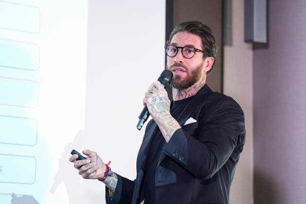 June 1, 2026, Sevilla, Sevilla, SPAIN: Sergio Ramos, former footballer and businessman, attends the media to explain the status of the purchase of Sevilla Football Club by the majority shareholders at Eurostars Torre Sevilla Hotel stadium on June 1, 2026, in Sevilla, Spain. Sergio Ramos press conference, PK, Pressekonferenz In Seville - ZUMAa181 20260601_zaa_a181_043 Copyright: xJoaquinxCorcherox