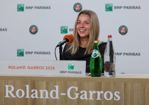 June 1, 2026, Paris, Ile De France, France: MAJA CHWALINSKA of Poland during press conference, PK, Pressekonferenz after the match against D. Parry of France in the fourth round of tennis tournament Roland Garros, Paris, France. Chwalinska won 6:3, 6:2. Tennis, Roland Garros 2026 - Maja Chwalinska 6:3, 6:2 - ZUMAc278 20260601_zsp_c278_035 Copyright: xMarcinxCholewinskix