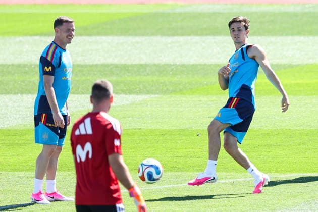 June 3, 2026, Las Rozas, Madrid, Spain: Gavi during a training session of Spain National Football Team ahead the FIFA World Cup, WM, Weltmeisterschaft, Fussball 2026 at Ciudad del Futbol on June 03, 2026 in Las Rozas, Madrid, Spain. Spain Team Training Session - FIFA World Cup 2026 - ZUMAa181 20260603_zaa_a181_031 Copyright: xIrinaxR.xHipolitox