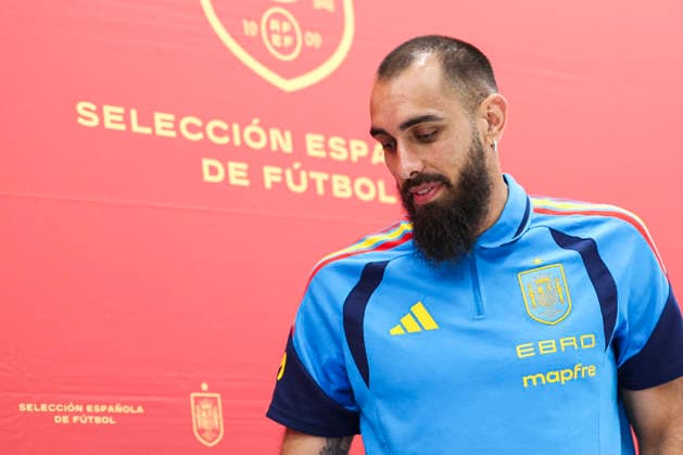 June 3, 2026, Las Rozas, Madrid, Spain: Borja Iglesias attends during the press conference, PK, Pressekonferenz of Spain National Football Team ahead the FIFA World Cup, WM, Weltmeisterschaft, Fussball 2026 at Ciudad del Futbol on June 03, 2026 in Las Rozas, Madrid, Spain. Spain Team Press Conference - FIFA World Cup 2026 - ZUMAa181 20260603_zaa_a181_036 Copyright: xIrinaxR.xHipolitox
