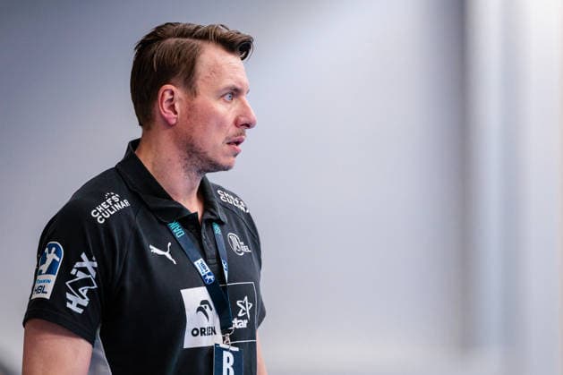 Handball, HBL, TSV GWD Minden - THW Kiel #5 Filip Jicha (THW Kiel, Trainer) zeigt sich enttaeuscht GER, GWD Minden vs. THW Kiel, Handball, 1. Bundesliga, 33. Spieltag, Spielzeit 2025 2026, 03.06.2026 GER, GWD Minden vs. THW Kiel, Handball, 1. Bundesliga, 33. Spieltag, Spielzeit 2025 2026, 03.06.2026 Minden Copyright: xEibner-Pressefoto JanxRollingerx EP_JSK
