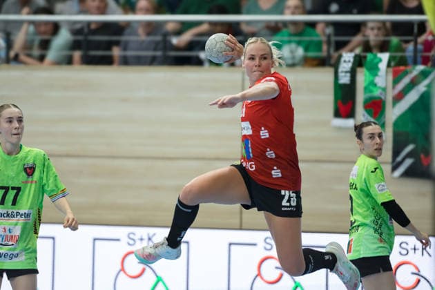 Handball, Frauen, HBF, Relegation, SV Union Halle-Neustadt - Füchse Berlin #2 Lilli Röpcke (Halle, 25), SV Union Halle-Neustadt vs. Füchse Berlin, Spreefüxxe, Handball Bundesliga Frauen, Relegation, Hinspiel, Saison 2025 26, 03.06.2026 Halle SWH Arena Sachsen-Anhalt Deutschland