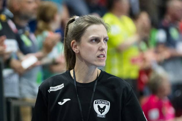 Handball, Frauen, HBF, Relegation, SV Union Halle-Neustadt - Füchse Berlin #2 Trainerin Susann Müller (Berlin), SV Union Halle-Neustadt vs. Füchse Berlin, Spreefüxxe, Handball Bundesliga Frauen, Relegation, Hinspiel, Saison 2025 26, 03.06.2026 Halle SWH Arena Sachsen-Anhalt Deutschland