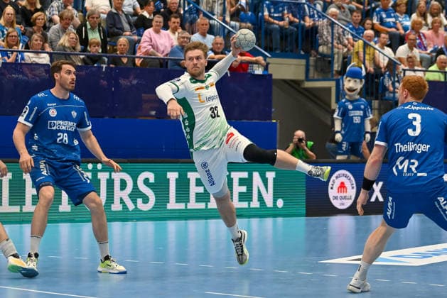 Handball, HBL, TBV Lemgo - SC DHfK Leipzig #3 Franz Semper (SC DHfK Leipzig, 32) wirft TBV Lemgo Lippe vs. SC DHfK Leipzig, Handball, 1. Bundesliga, 33. Spieltag, Saison 2025 2026, 03.06.2026, TBV Lemgo Lippe vs. SC DHfK Leipzig, Handball, 1. Bundesliga, 33. Spieltag, Saison 2025 2026, 03.06.2026 Lemgo Copyright: xEibner-Pressefoto RobertxGertzenx EP_RGN