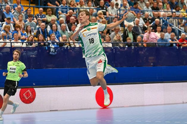 Handball, HBL, TBV Lemgo - SC DHfK Leipzig #3 Staffan Peter (SC DHfK Leipzig, 18) wirft TBV Lemgo Lippe vs. SC DHfK Leipzig, Handball, 1. Bundesliga, 33. Spieltag, Saison 2025 2026, 03.06.2026, TBV Lemgo Lippe vs. SC DHfK Leipzig, Handball, 1. Bundesliga, 33. Spieltag, Saison 2025 2026, 03.06.2026 Lemgo Copyright: xEibner-Pressefoto RobertxGertzenx EP_RGN