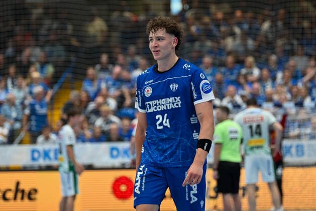 Handball, HBL, TBV Lemgo - SC DHfK Leipzig #3 Joel Willecke (TBV Lemgo LIppe, 24) TBV Lemgo Lippe vs. SC DHfK Leipzig, Handball, 1. Bundesliga, 33. Spieltag, Saison 2025 2026, 03.06.2026, TBV Lemgo Lippe vs. SC DHfK Leipzig, Handball, 1. Bundesliga, 33. Spieltag, Saison 2025 2026, 03.06.2026 Lemgo Copyright: xEibner-Pressefoto RobertxGertzenx EP_RGN