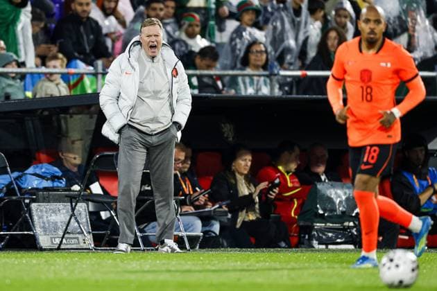 Fußball, Testspiel, Niederlande - Algerien #3 ROTTERDAM - Netherlands coach Ronald Koeman during the friendly international match, Länderspiel, Nationalmannschaft between the Netherlands and Algeria at Feyenoord stadium De Kuip on June 3, 2026, in Rotterdam, the Netherlands. The Dutch national team, Nationalteam is preparing for the 2026 FIFA World Cup, WM, Weltmeisterschaft, Fussball MAURICE VAN STEEN ANP International Friendly, Länderspiel, Nationalmannschaft 2026 xVIxANPxSportx xxANPxIVx 560015695 originalFilename: 560015695.jpg