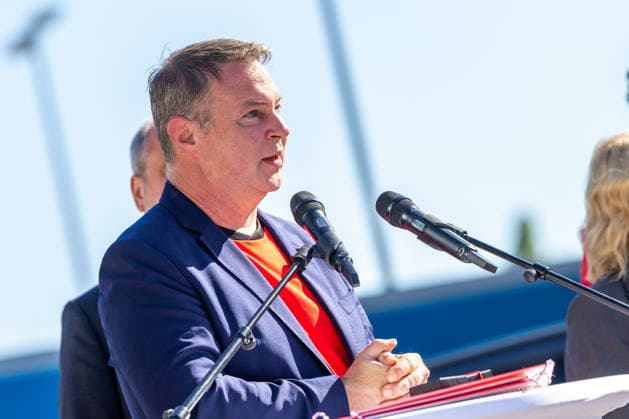 SOCCER - FIFA World Cup, WM, Weltmeisterschaft, Fussball 2026, preview VIENNA,AUSTRIA,04.JUN.26 - SOCCER - FIFA World Cup 2026, USA, Mexico, Canada, preview, farewell OEFB, Oesterreichischer Fussball-Bund. Image shows vice chancellor Andreas Babler (Austria). GEPAxpictures xPhilippxBrem