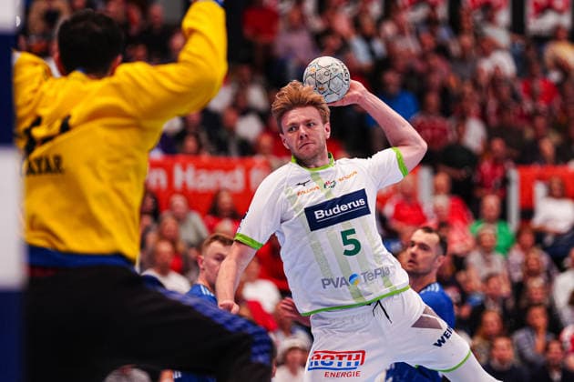 Wurf Tor Tristian Kirschner (HSG Wetzlar, 05) GER, Handball Verein Hamburg vs. HSG Wetzlar, Handball, 1. Bundesliga, Spieltag 33, Saison 2025 2026, 04.06.2026 GER, Handball Sport Verein Hamburg vs. HSG Wetzlar, Handball, 1. Bundesliga, Spieltag 33, Saison 2025 2026, 04.06.2026 Hamburg Copyright: xEibner-Pressefoto MarcelxvonxFehrnx EP_MFN