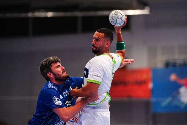 Jacob Lassen (Handball Verein Hamburg, 09), Philipp Ahouansou (HSG Wetzlar, 19) GER, Handball Sport Verein Hamburg vs. HSG Wetzlar, Handball, 1. Bundesliga, Spieltag 33, Saison 2025 2026, 04.06.2026 GER, Handball Sport Verein Hamburg vs. HSG Wetzlar, Handball, 1. Bundesliga, Spieltag 33, Saison 2025 2026, 04.06.2026 Hamburg Copyright: xEibner-Pressefoto MarcelxvonxFehrnx EP_MFN