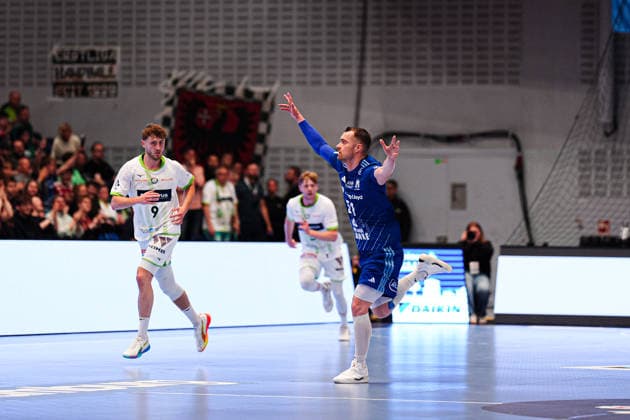 Torjubel Casper U. Mortensen (Handball Verein Hamburg, 51) GER, Handball Sport Verein Hamburg vs. HSG Wetzlar, Handball, 1. Bundesliga, Spieltag 33, Saison 2025 2026, 04.06.2026 GER, Handball Sport Verein Hamburg vs. HSG Wetzlar, Handball, 1. Bundesliga, Spieltag 33, Saison 2025 2026, 04.06.2026 Hamburg Copyright: xEibner-Pressefoto MarcelxvonxFehrnx EP_MFN