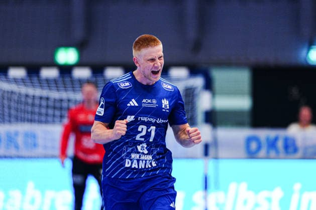 Torjubel Frederik Bo Andersen (Handball Verein Hamburg, 21) GER, Handball Sport Verein Hamburg vs. HSG Wetzlar, Handball, 1. Bundesliga, Spieltag 33, Saison 2025 2026, 04.06.2026 GER, Handball Sport Verein Hamburg vs. HSG Wetzlar, Handball, 1. Bundesliga, Spieltag 33, Saison 2025 2026, 04.06.2026 Hamburg Copyright: xEibner-Pressefoto MarcelxvonxFehrnx EP_MFN