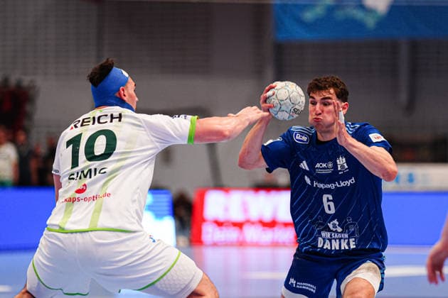 Sport Bilder des Tages Josip Simic (HSG Wetzlar, 10), Elias Kofler (Handball Verein Hamburg, 06) GER, Handball Sport Verein Hamburg vs. HSG Wetzlar, Handball, 1. Bundesliga, Spieltag 33, Saison 2025 2026, 04.06.2026 GER, Handball Sport Verein Hamburg vs. HSG Wetzlar, Handball, 1. Bundesliga, Spieltag 33, Saison 2025 2026, 04.06.2026 Hamburg Copyright: xEibner-Pressefoto MarcelxvonxFehrnx EP_MFN