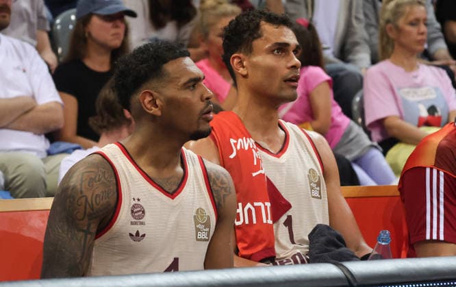 GER, Xavier Rathan-Mayes (Muenchen 4), Baskets Bonn vs. FC Bayern Muenchen, 1. Basketball-Bundesliga, easyCredit BBL, Halbfinale, 3. Spieltag, Saison 2025-26, 04.06.2026 GER, Baskets Bonn vs. FC Bayern Muenchen, 1. Basketball-Bundesliga, easyCredit BBL, Halbfinale, 3. Spieltag, Saison 2025-26, 04.06.2026 Bonn Copyright: xEibner-Pressefotox EP_JNL