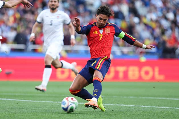 June 4, 2026, A Coruna, A Coruna, SPAIN: Ferran Torres of Spain in action during the friendly international football match played between Spain and Iraq ahead the FIFA World Cup, WM, Weltmeisterschaft, Fussball 2026 at Abanca Balaidos stadium on June 04, 2026, in A Coruna, Spain. A Coruna SPAIN - ZUMAa181 20260604_zaa_a181_129 Copyright: xIrinaxR.xHipolitox
