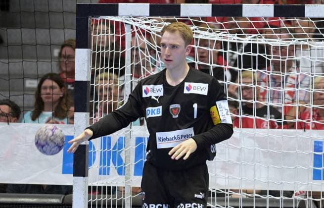 Lasse Ludwig (Torwart Fuechse Berlin 1) , GER, MT Melsungen - Fuechse Berlin, Handball, 1. Bundesliga, 33. Spieltag, Saison 2025 2026, 04.06.2026, GER, MT Melsungen - Fuechse Berlin, Handball, 1. Bundesliga, 33. Spieltag, Saison 2025 2026, 04.06.2026 Kassel Copyright: xEibner-Pressefotox xRolandxSippelx EP_RSL