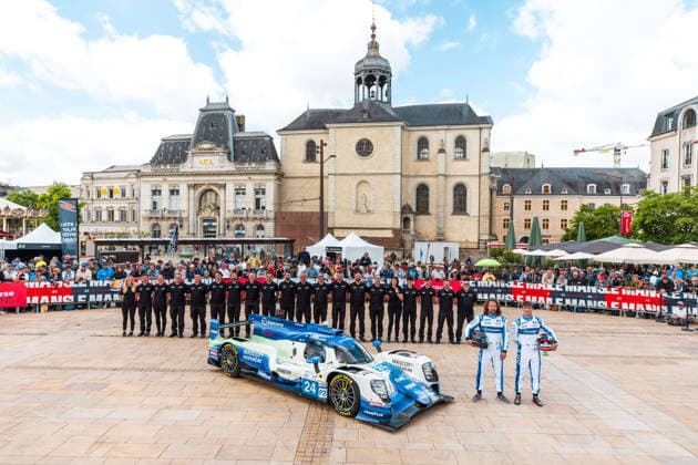 24 HEURES DU MANS 2026 - PESAGE 24 HEINEMEIER HANSSON David (dnk), PEARSON Edward (gbr), DOOHAN Jack (aus), Nielsen Racing, Oreca 07 Gibson 24, LMP2, action during Le Pesage of the 24 Hours of Le Mans 2026, 3rd round of the 2026 FIA World Endurance Championship, from June 5 to 6, 2026 on the Place de la RÃ publique in Le Mans, France - Le MansFrance Copyright: xDPPIx
