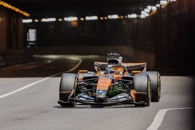Oscar Piastri (McLaren Mastercard F1 Team, 81) mit seinem Auto Ausgang Tunnel, Grosser Preis von Monaco, Motorsport, Formel 1, Saison 2026, 05.06.2026 Grosser Preis von Monaco, Motorsport, Formel 1, Saison 2026, 05.06.2026 Copyright: xEibner-Pressefoto AlexanderxNeisx EP_ANS