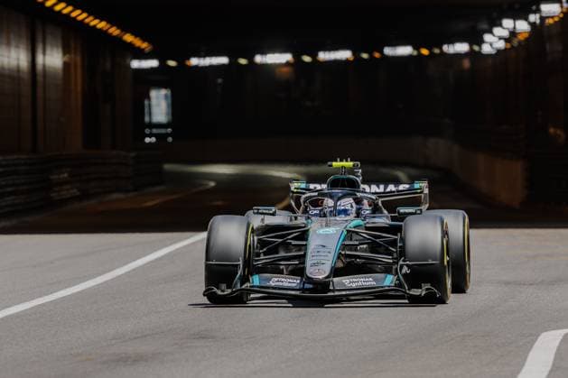 Andrea Kimi Antonelli (Mercedes AMG Petronas F1 Team, 12) mit seinem Auto Ausgang Tunnel, Grosser Preis von Monaco, Motorsport, Formel 1, Saison 2026, 05.06.2026 Grosser Preis von Monaco, Motorsport, Formel 1, Saison 2026, 05.06.2026 Copyright: xEibner-Pressefoto AlexanderxNeisx EP_ANS