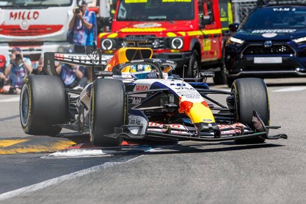 Arvid Lindblad (Visa Cash App Racing Bulls F1 Team, 41) mit seinem Auto in der Hafenschikane, Grosser Preis von Monaco, Motorsport, Formel 1, Saison 2026, 05.06.2026 Grosser Preis von Monaco, Motorsport, Formel 1, Saison 2026, 05.06.2026 Copyright: xEibner-Pressefoto AlexanderxNeisx EP_ANS