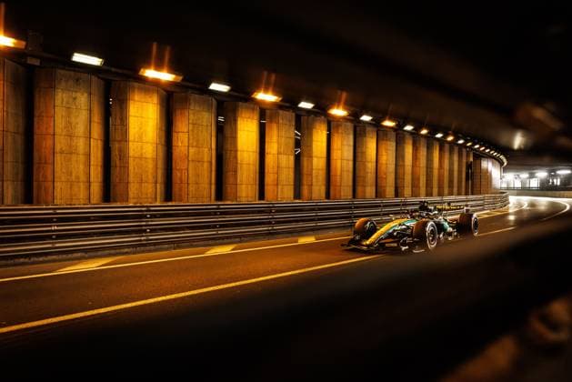 George Russell (Mercedes AMG Petronas F1 Team, 63) mit seinem Auto im Tunnel, Grosser Preis von Monaco, Motorsport, Formel 1, Saison 2026, 05.06.2026 Grosser Preis von Monaco, Motorsport, Formel 1, Saison 2026, 05.06.2026 Copyright: xEibner-Pressefoto AlexanderxNeisx EP_ANS